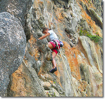Rock climbing Koh Yao Noi
